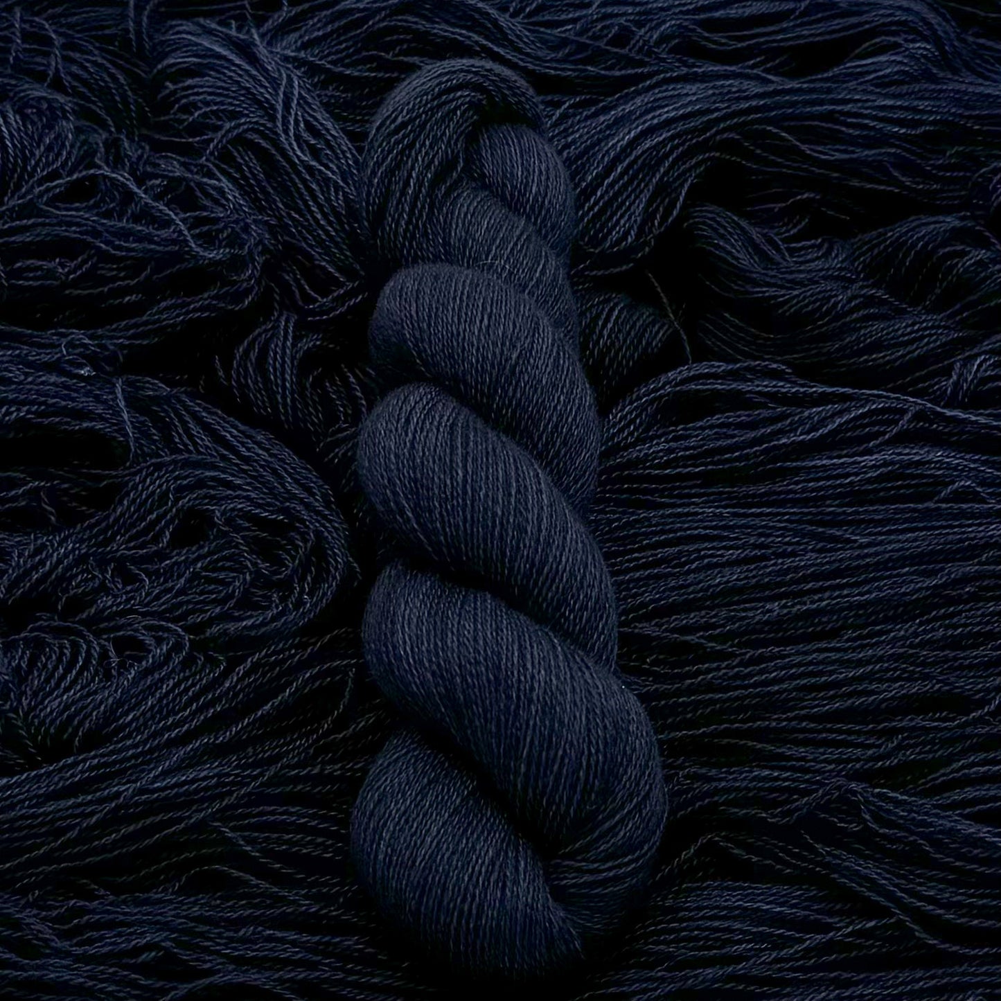 100% Mongolian Cashmere Lace - Denim